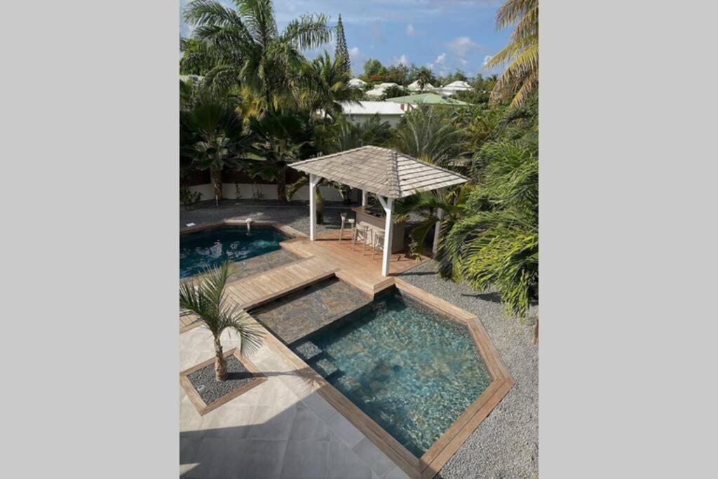 Villa Manzana : Neuve 4Ch 4Sdb 2 Piscines - Luxe Saint-Francois  Exterior foto