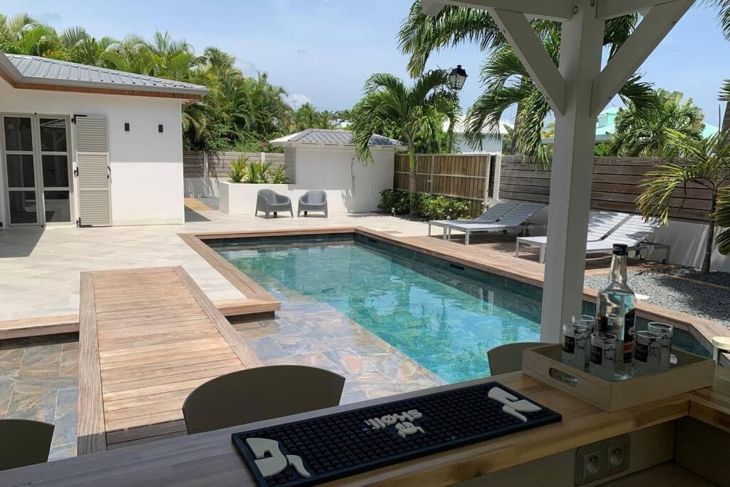 Villa Manzana : Neuve 4Ch 4Sdb 2 Piscines - Luxe Saint-Francois  Exterior foto