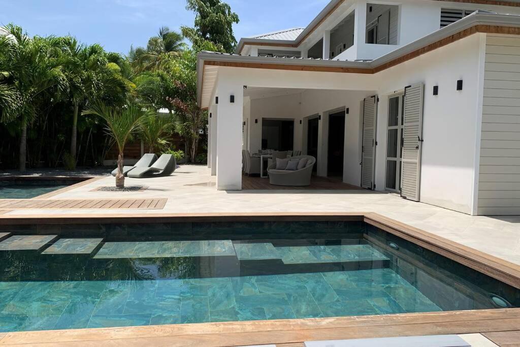 Villa Manzana : Neuve 4Ch 4Sdb 2 Piscines - Luxe Saint-Francois  Exterior foto