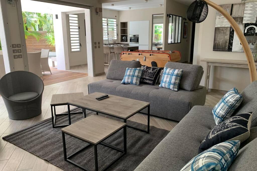 Villa Manzana : Neuve 4Ch 4Sdb 2 Piscines - Luxe Saint-Francois  Exterior foto