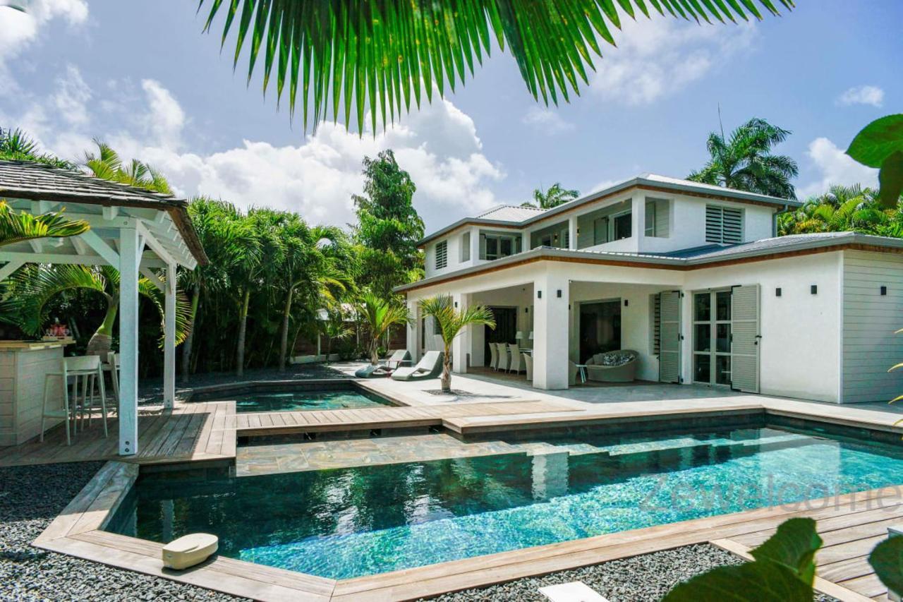 Villa Manzana : Neuve 4Ch 4Sdb 2 Piscines - Luxe Saint-Francois  Exterior foto