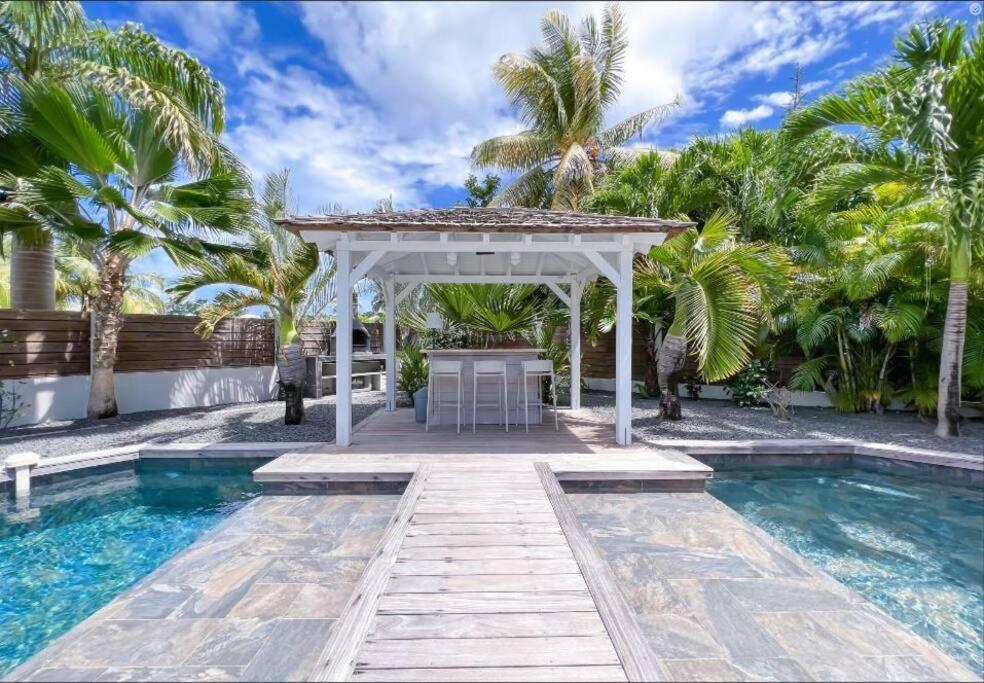 Villa Manzana : Neuve 4Ch 4Sdb 2 Piscines - Luxe Saint-Francois  Exterior foto