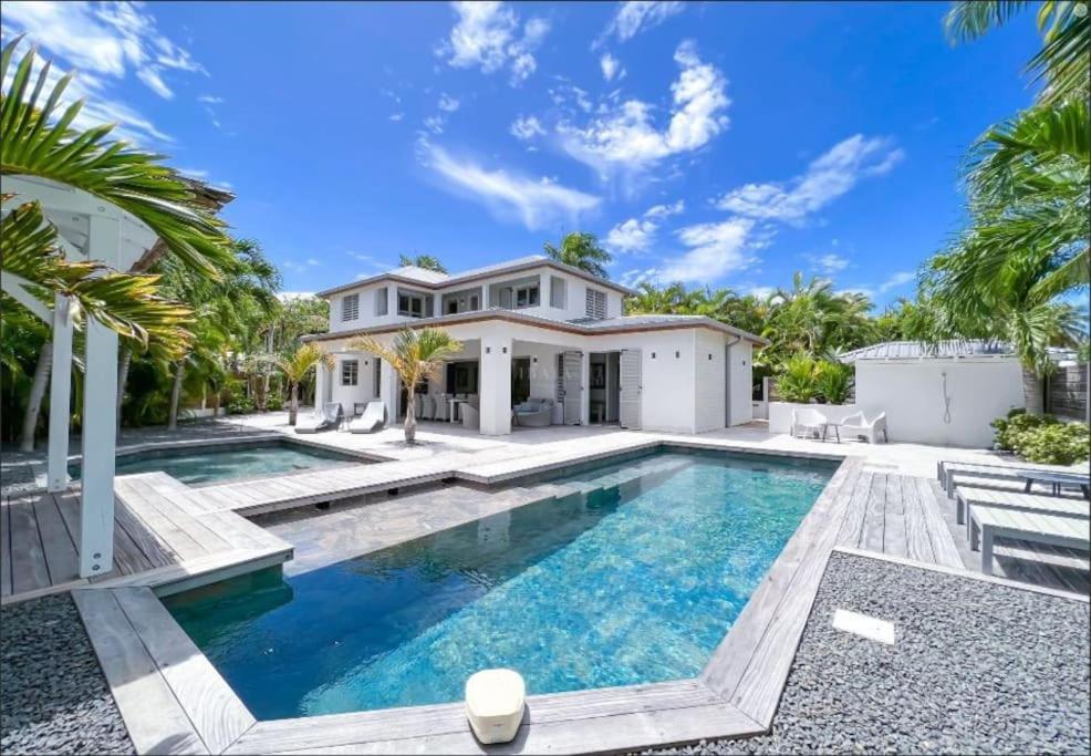 Villa Manzana : Neuve 4Ch 4Sdb 2 Piscines - Luxe Saint-Francois  Exterior foto