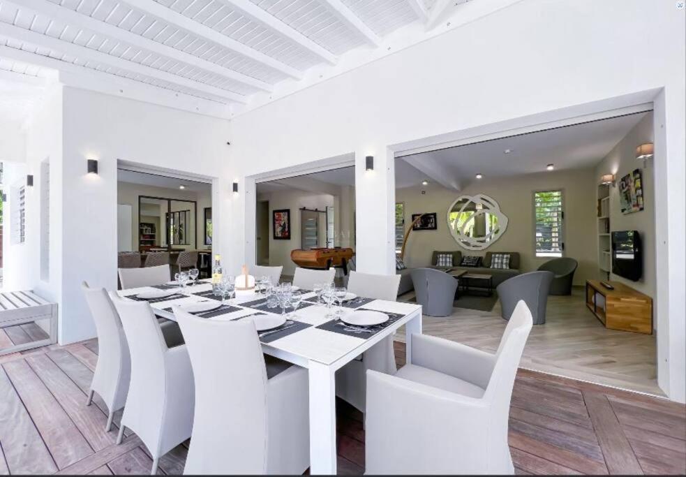 Villa Manzana : Neuve 4Ch 4Sdb 2 Piscines - Luxe Saint-Francois  Exterior foto